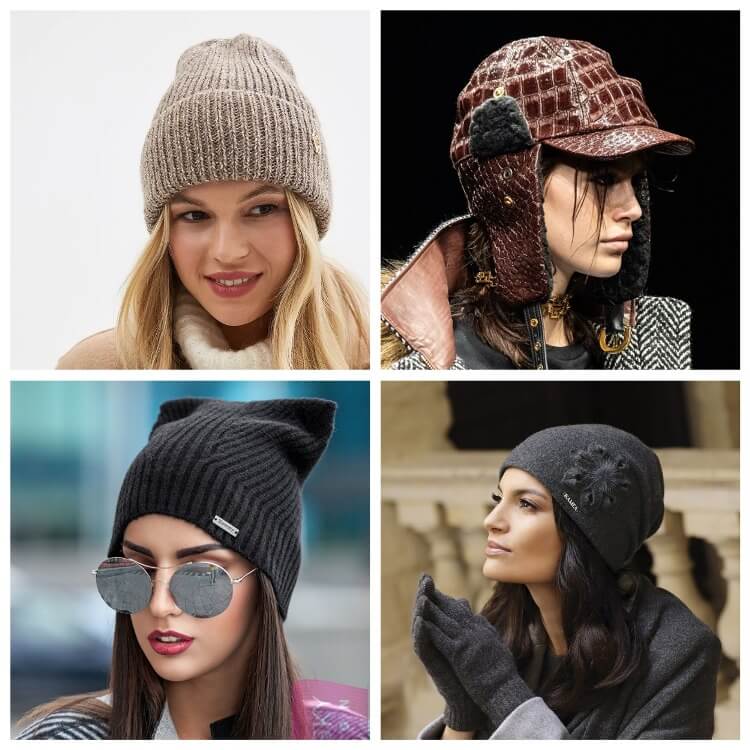 Женские зимние шапки 2024 - модные и стильные модели